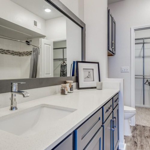 a bathroom with a sink and a toilet